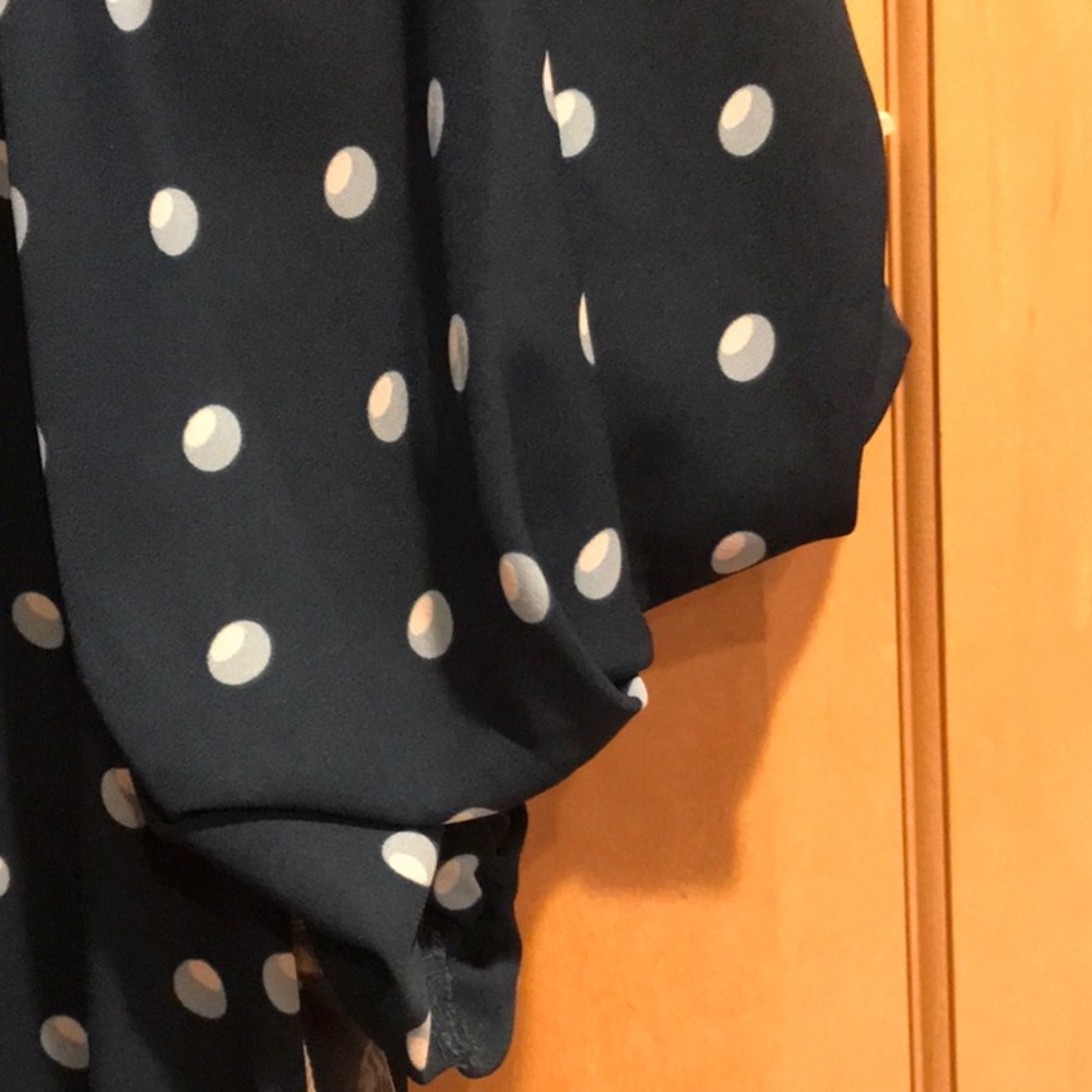New Worthington Dark Teal Blouse - Picture 4 of 7